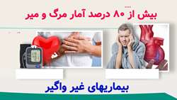 بیش از ۸۰ درصد آمار مرگ و میر بر اثر ابتلا به بیماری های غیرواگیر رخ می دهد